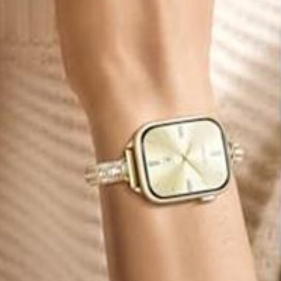 NEW Luxury Gold Diamond Fashion Apple Watch Band main image 5